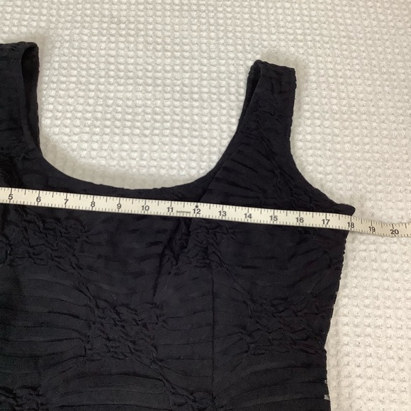 JS Collections Black sleeveless Top Size 14 (W144) - Picture 8 of 10